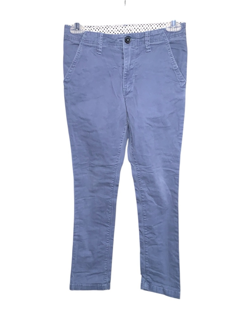 H&M Casual Straight-Leg Khaki Pants Blue Boys 10-11Y